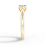 Carrie Asscher Cut Lab Grown Diamond 18Kt Yellow Gold Engagement Ring - View 2