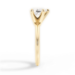Casey Pear Cut Lab Grown Diamond 18Kt Yellow Gold Engagement Ring - View 4