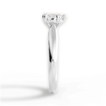 Camila Heart Cut Lab Grown Diamond Platinum Engagement Ring - View 3