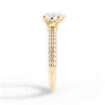 Gail Heart Cut Lab Grown Diamond 18Kt Yellow Gold Engagement Ring - View 4