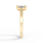 Courtney Emerald Cut Lab Grown Diamond 18Kt Yellow Gold Engagement Ring - View 3