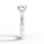Dorothy Oval Cut Lab Grown Diamond 14Kt White Gold Engagement Ring - View 3