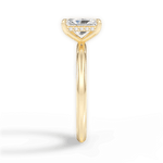Brenda Radiant Cut Lab Grown Diamond 18Kt Yellow Gold Engagement Ring - View 2