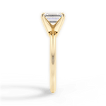 Casey Emerald Cut Lab Grown Diamond 18Kt Yellow Gold Engagement Ring - View 2