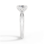 Anastasia Radiant Cut Lab Grown Diamond Platinum Engagement Ring - View 3