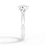 Christina Heart Cut Lab Grown Diamond 14Kt White Gold Engagement Ring - View 2