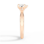 Beth Heart Cut Lab Grown Diamond 18Kt Rose Gold Engagement Ring - View 3