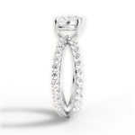 Lauren Heart Cut Lab Grown Diamond 14Kt White Gold Engagement Ring - View 2