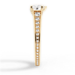 Leslie Heart Cut Lab Grown Diamond 18Kt Yellow Gold Engagement Ring - View 3