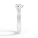 Dorothy Heart Cut Lab Grown Diamond Platinum Engagement Ring - View 2