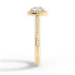 Jenny Round Cut Lab Grown Diamond 18Kt Yellow Gold Engagement Ring - View 2