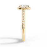 Jenny Heart Cut Lab Grown Diamond 18Kt Yellow Gold Engagement Ring - View 2