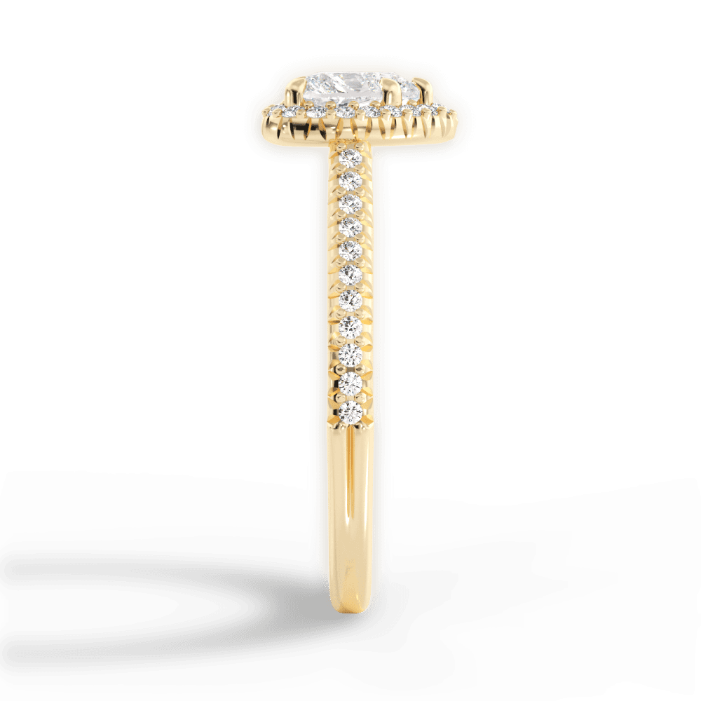 Jenny Heart Cut Lab Grown Diamond 18Kt Yellow Gold Engagement Ring - View 2