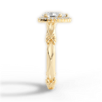 Erica Pear Cut Lab Grown Diamond 18Kt Yellow Gold Engagement Ring - View 2