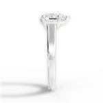 Ariana Pear Cut Lab Grown Diamond Platinum Engagement Ring - View 3