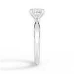 Anastasia Princess Cut Lab Grown Diamond 18Kt White Gold Engagement Ring - View 4