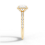 Joanne Princess Cut Lab Grown Diamond 18Kt Yellow Gold Engagement Ring - View 4