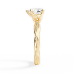Bianca Pear Cut Lab Grown Diamond 18Kt Yellow Gold Engagement Ring - View 3