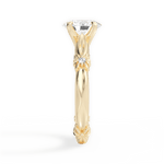 Claire Oval Cut Lab Grown Diamond 18Kt Yellow Gold Engagement Ring - View 3