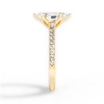 Gilda Marquise Cut Lab Grown Diamond 18Kt Yellow Gold Engagement Ring - View 2