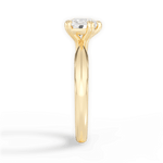 Claudia Heart Cut Lab Grown Diamond 18Kt Yellow Gold Engagement Ring - View 4
