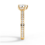 Katelyn Heart Cut Lab Grown Diamond 18Kt Yellow Gold Engagement Ring - View 3