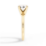 Casey Oval Cut Lab Grown Diamond 18Kt Yellow Gold Engagement Ring - View 4