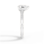 Christina Pear Cut Lab Grown Diamond 14Kt White Gold Engagement Ring - View 3