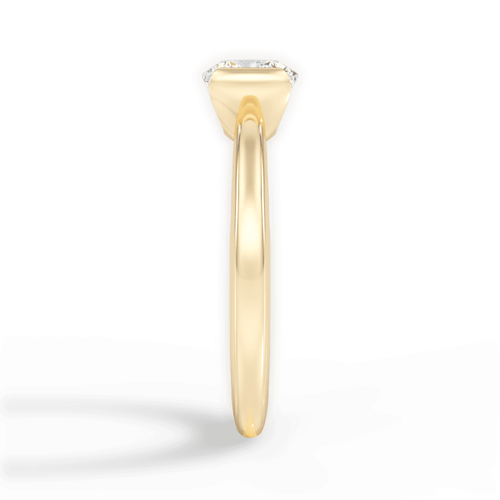 Bridget Cushion Cut Lab Grown Diamond 18Kt Yellow Gold Engagement Ring - View 4