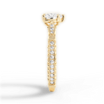 Gabriela Heart Cut Lab Grown Diamond 18Kt Yellow Gold Engagement Ring - View 3