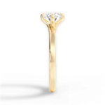 Ashley Oval Cut Lab Grown Diamond 18Kt Yellow Gold Engagement Ring - View 3