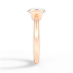 Bridget Oval Cut Lab Grown Diamond 18Kt Rose Gold Engagement Ring - View 2