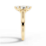 Ariana Marquise Cut Lab Grown Diamond 18Kt Yellow Gold Engagement Ring - View 2