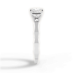 Aaliyah Princess Cut Lab Grown Diamond 18Kt White Gold Engagement Ring - View 2
