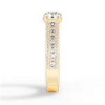 Lynn Round Cut Lab Grown Diamond 18Kt Yellow Gold Engagement Ring - View 4