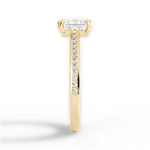 Denise Princess Cut Lab Grown Diamond 18Kt Yellow Gold Engagement Ring - View 2