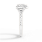 Judy Heart Cut Lab Grown Diamond Platinum Engagement Ring - View 4