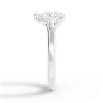 Ashley Pear Cut Lab Grown Diamond 14Kt White Gold Engagement Ring - View 4