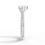 Gabriela Heart Cut Lab Grown Diamond 18Kt White Gold Engagement Ring - View 4