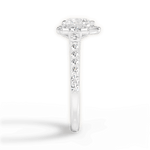 Joyce Heart Cut Lab Grown Diamond 14Kt White Gold Engagement Ring - View 4