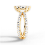 Lauren Marquise Cut Lab Grown Diamond 18Kt Yellow Gold Engagement Ring - View 2