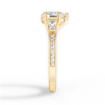 Katie Pear Cut Lab Grown Diamond 18Kt Yellow Gold Engagement Ring - View 3