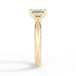 Beth Emerald Cut Lab Grown Diamond 18Kt Yellow Gold Engagement Ring - View 3