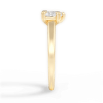 Courtney Heart Cut Lab Grown Diamond 18Kt Yellow Gold Engagement Ring - View 2
