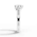 Ariana Heart Cut Lab Grown Diamond 18Kt White Gold Engagement Ring - View 4