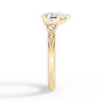 Cassie Pear Cut Lab Grown Diamond 18Kt Yellow Gold Engagement Ring - View 4