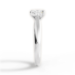 Amy Princess Cut Lab Grown Diamond 18Kt White Gold Engagement Ring - View 3