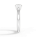 Bridget Cushion Cut Lab Grown Diamond 14Kt White Gold Engagement Ring - View 4