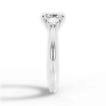 Dorothy Radiant Cut Lab Grown Diamond Platinum Engagement Ring - View 3