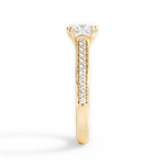 Deborah Princess Cut Lab Grown Diamond 18Kt Yellow Gold Engagement Ring - View 3